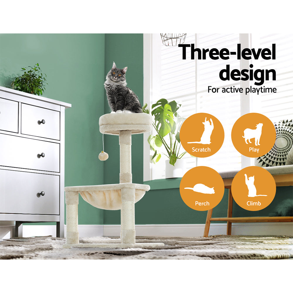 i.Pet 69cm Cat Tree – Scratching Post & Condo Tower