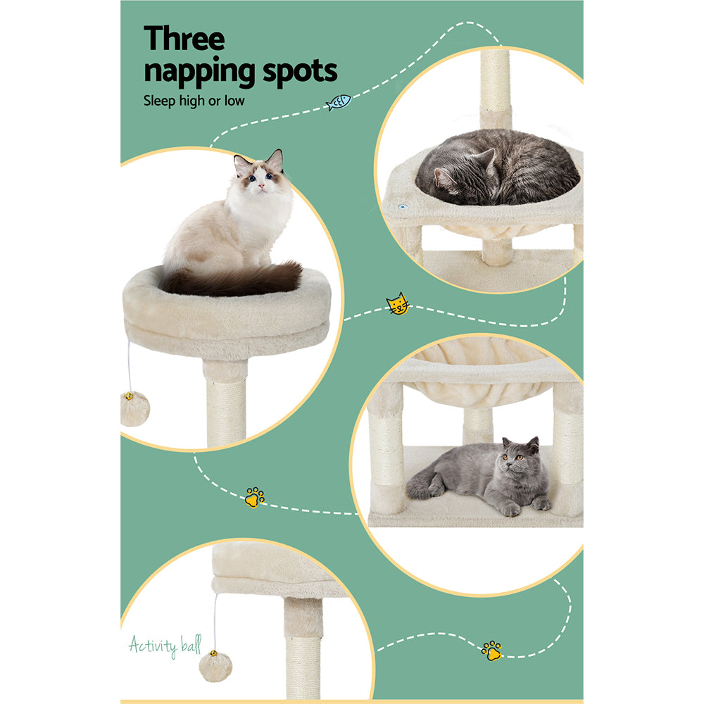 i.Pet 69cm Cat Tree – Scratching Post & Condo Tower