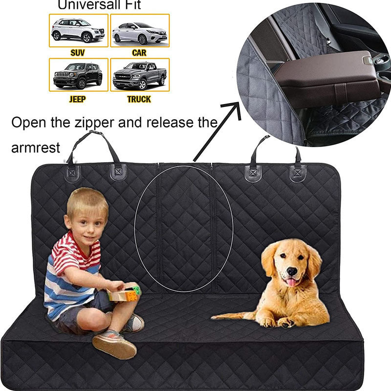 Waterproof Dog Car Seat Cover – Non-Slip Travel Mat