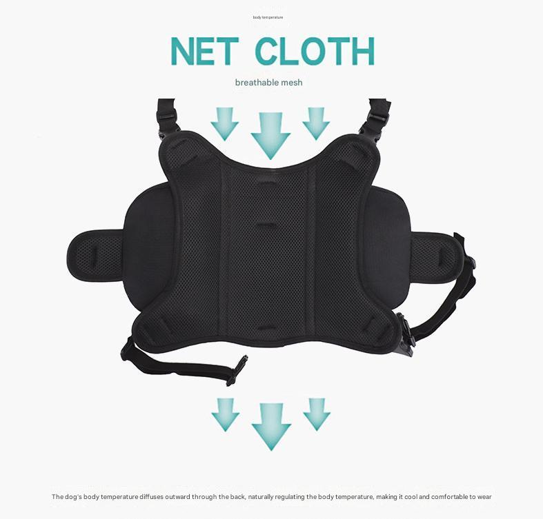 Reflective Dog Backpack Harness – Adjustable with Storage Bags