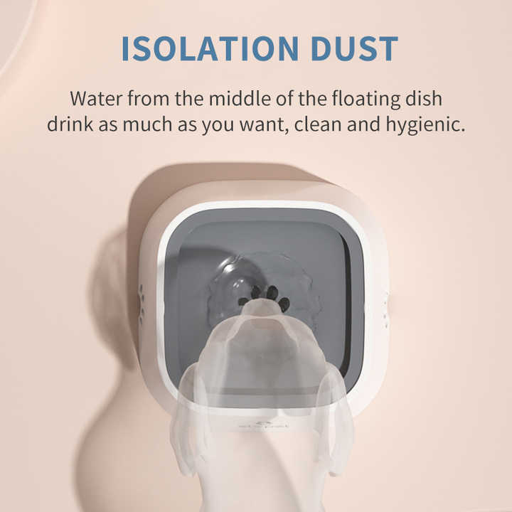 Floating Pet Water Bowl – Anti-Spill, Splash-Proof, 1L for Dogs & Cats