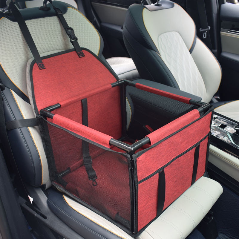 Mesh Dog Car Seat – Easy Install Booster for Small Pets