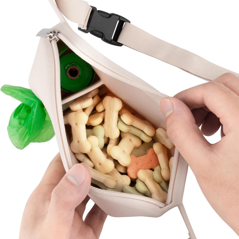 Silicone Dog Treat Pouch with Waste Bag Holder