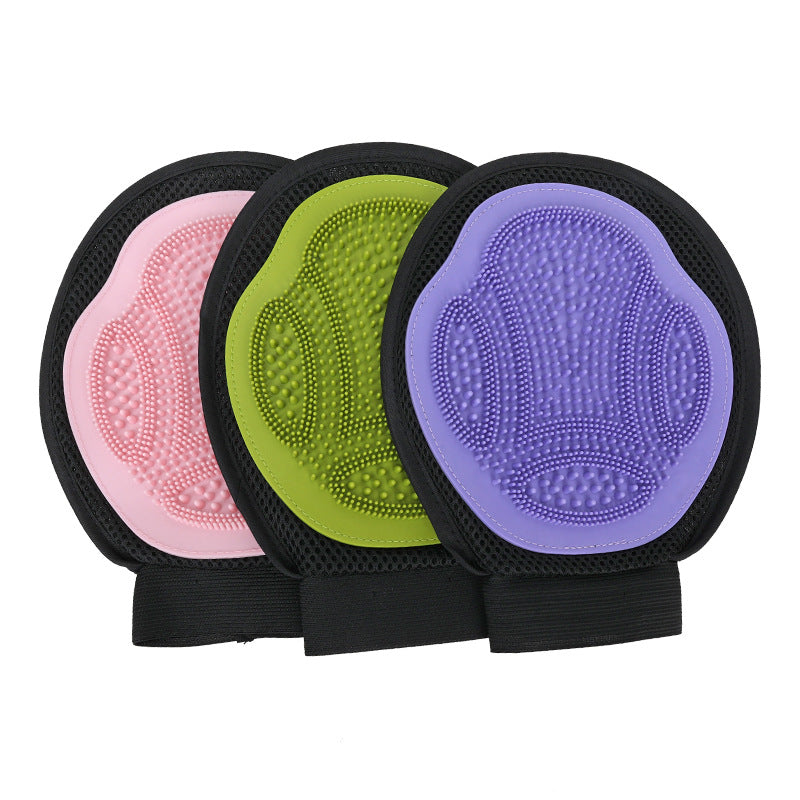 Pet Grooming Gloves – Deshedding, Bath & Massage Mitts (pack of 3)