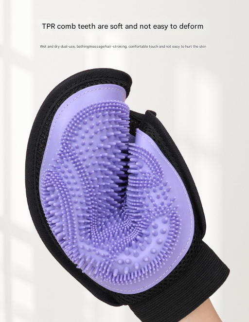 Pet Grooming Gloves – Deshedding, Bath & Massage Mitts (pack of 3)