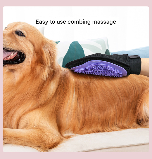 Pet Grooming Gloves – Deshedding, Bath & Massage Mitts (pack of 3)