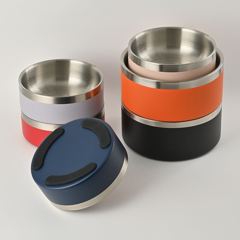 Stainless Steel Pet Bowl – Non-Slip, Anti-Tip. Beautifully designed.