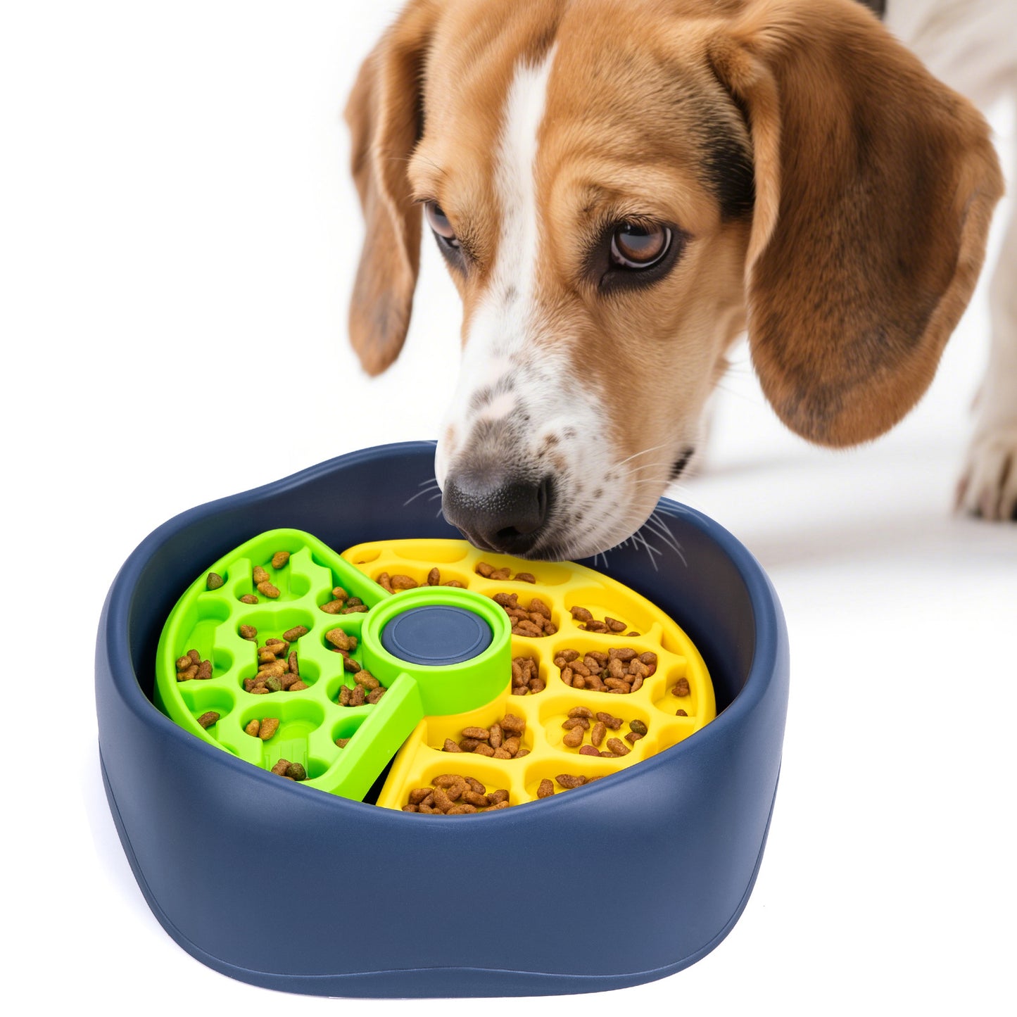 Interactive Dog Puzzle Feeder Bowl - Slow Eating & Mental Stimulation