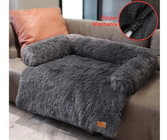 Medium Charcoal Calming Pet Furniture Protector – Couch, Sofa, Car & Floor