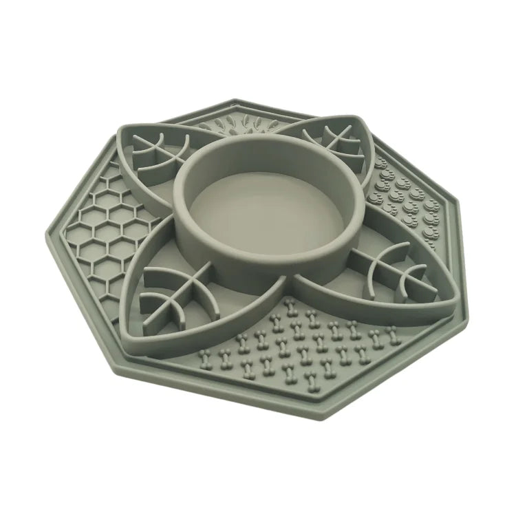 Flower Mandala Slow Feeder Lick Mat