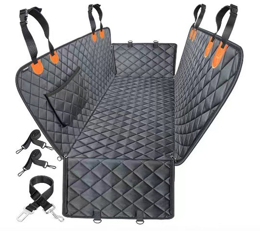 Heavy Duty Waterproof Dog Car Seat Hammock with Side Flaps