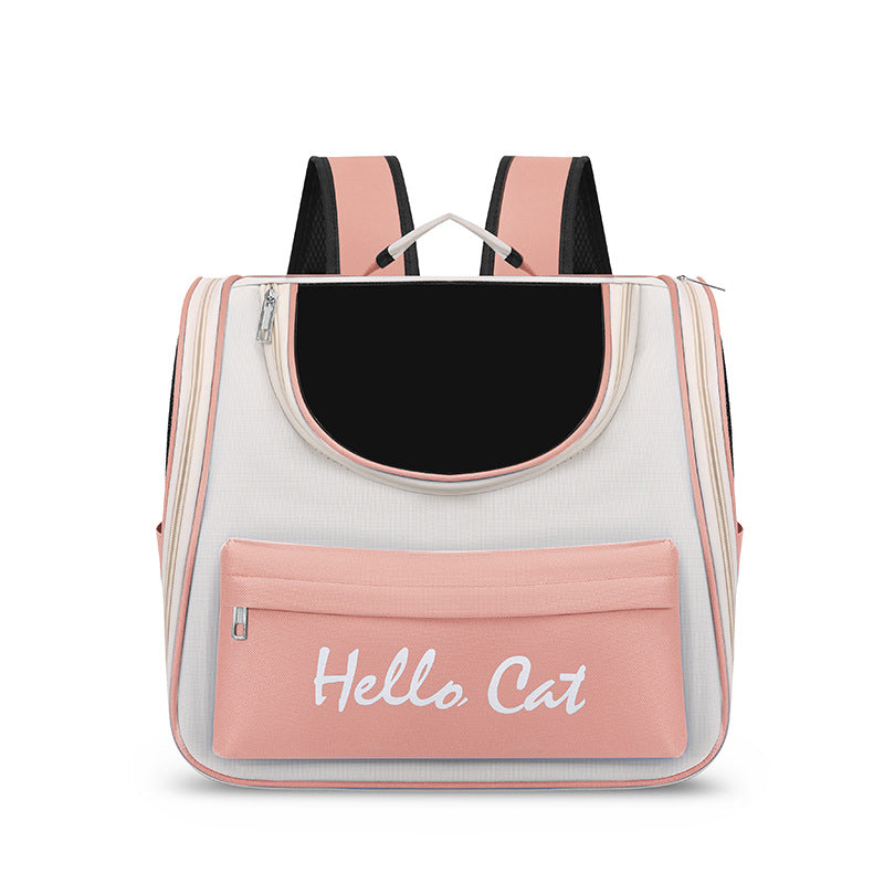 Transparent Pet Backpack – Travel Carrier for Cats & Small Dogs