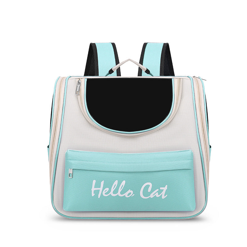 Transparent Pet Backpack – Travel Carrier for Cats & Small Dogs
