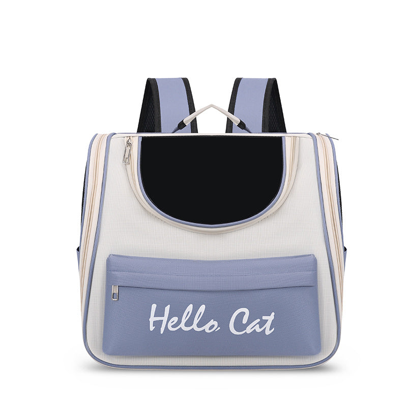 Transparent Pet Backpack – Travel Carrier for Cats & Small Dogs