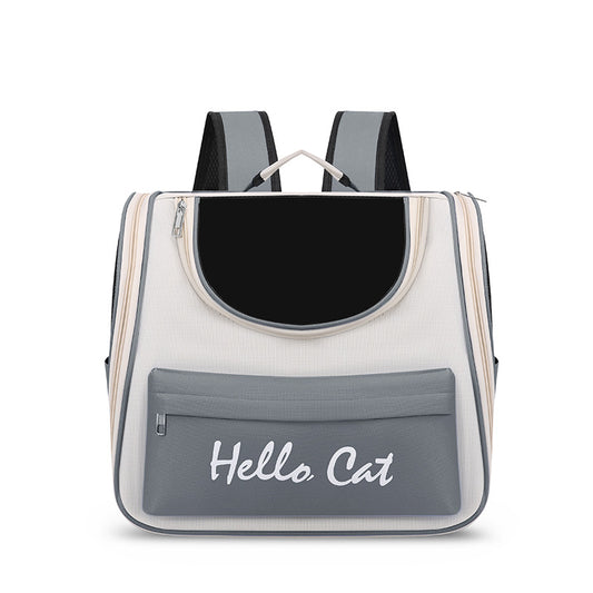Transparent Pet Backpack – Travel Carrier for Cats & Small Dogs