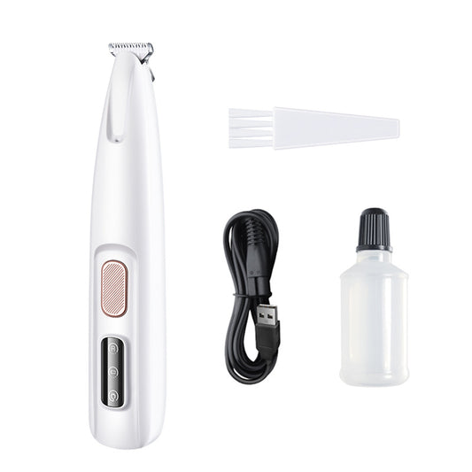 Waterproof LED Pet Trimmer – Rechargeable Clippers for Cats & Dogs
