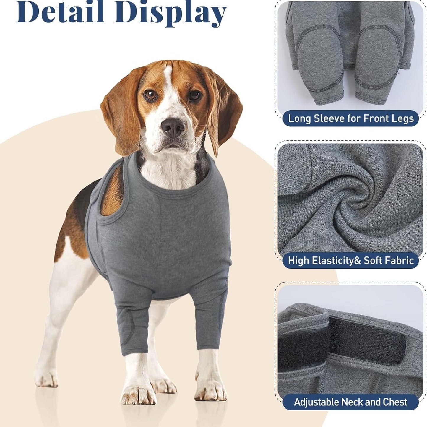 Pet Front Leg Protective Sleeve – Elastic Dog Leg Guard for Post-Surgery Protection