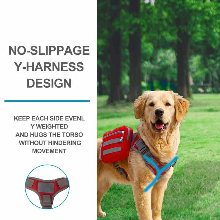 Adventure Tactical Dog Backpack – Adjustable Saddle Harness