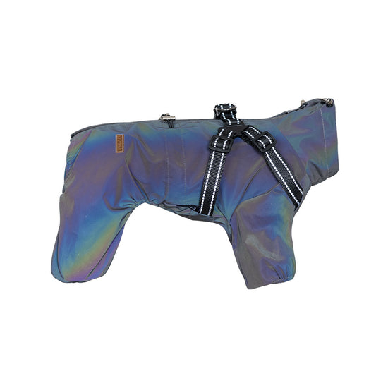 Reflective Waterproof Dog Raincoat – Harness Compatible (S-3XL)