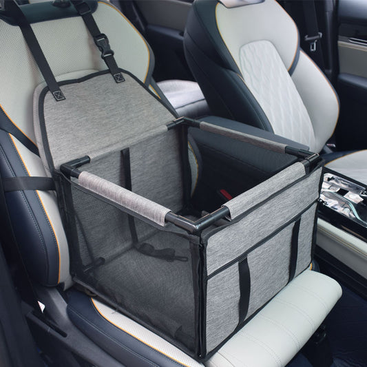 Mesh Dog Car Seat – Easy Install Booster for Small Pets