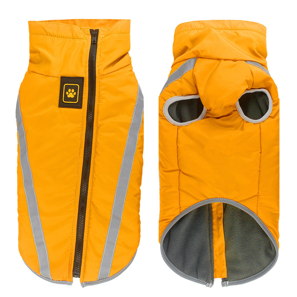 Reflective Dog Jacket – Waterproof & Warm Winter Coat for Large Dogs