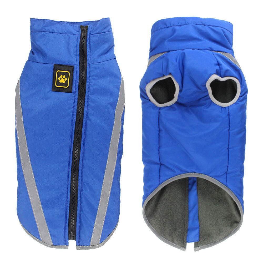 Reflective Dog Jacket – Waterproof & Warm Winter Coat for Large Dogs