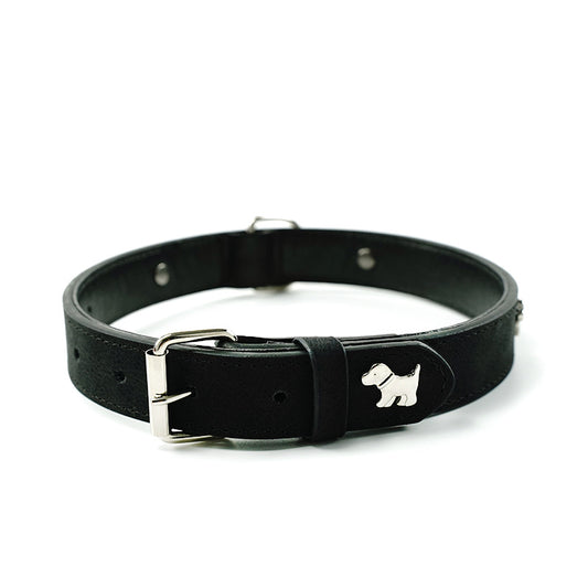 Comfort Meets Cuteness: 2-Pack Leather Dog Collars.