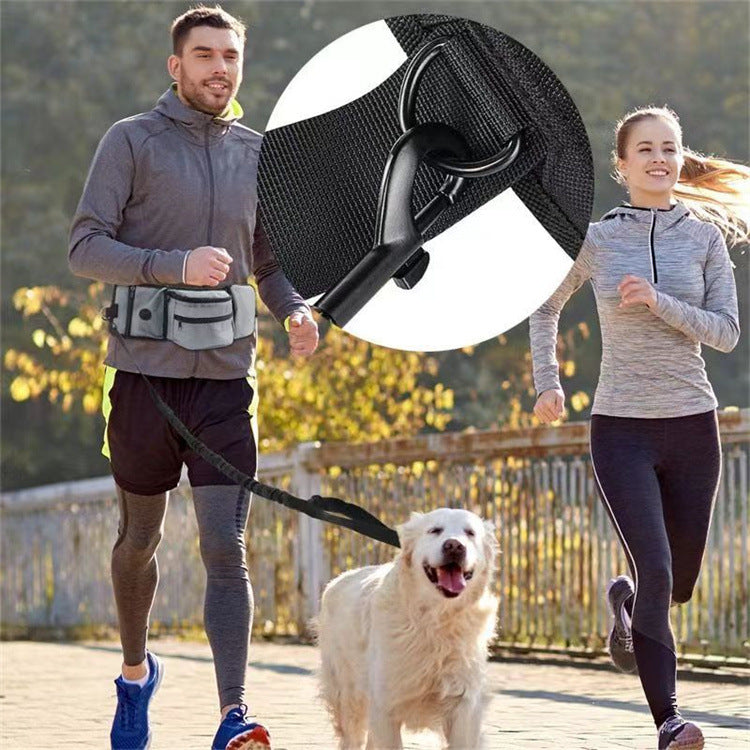 Grey Dog Training Belt Bag with Water Bottle Holder – Multi-Function