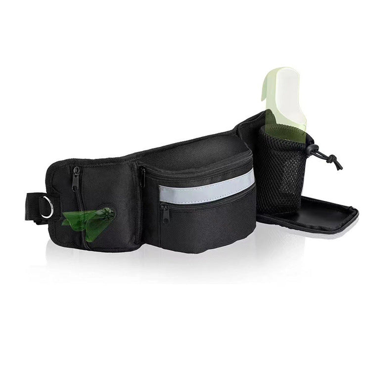 Black Dog Training Belt Bag – Multi-Function with Water Bottle Holder