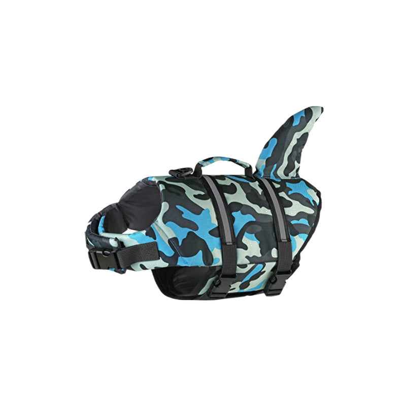 Life Jacket for Dogs - Summer Swimming Safety Vest with Shark Fin