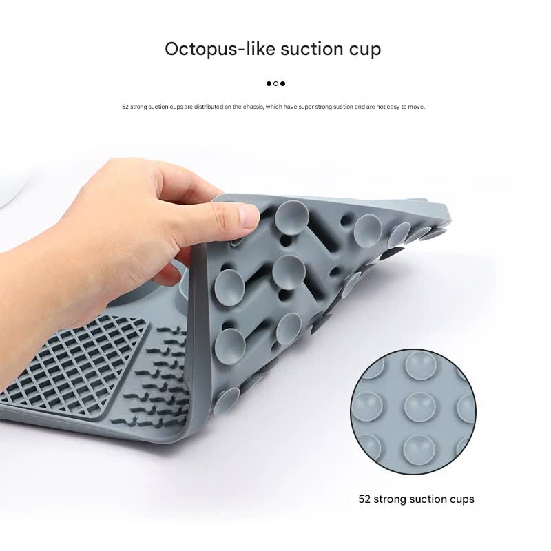 Slow Feeder Lick Mat with Suction Cups