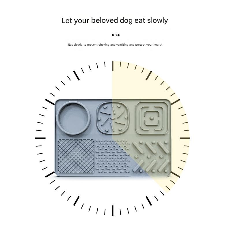 Slow Feeder Lick Mat with Suction Cups