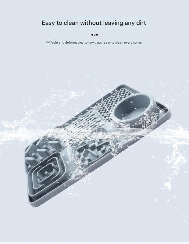 Slow Feeder Lick Mat with Suction Cups
