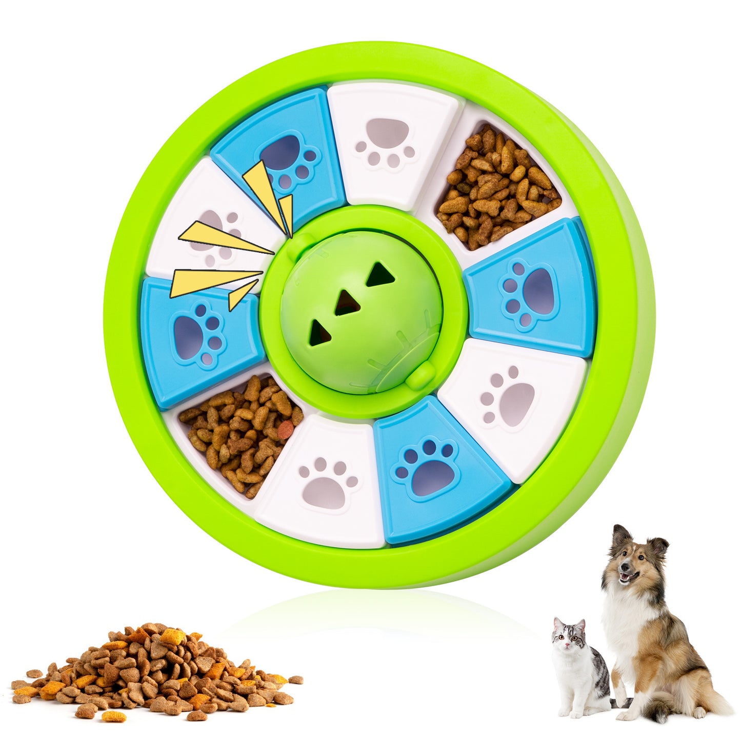 Interactive Dog Puzzle Feeder - Slow Feeder for IQ Training & Mental Stimulation