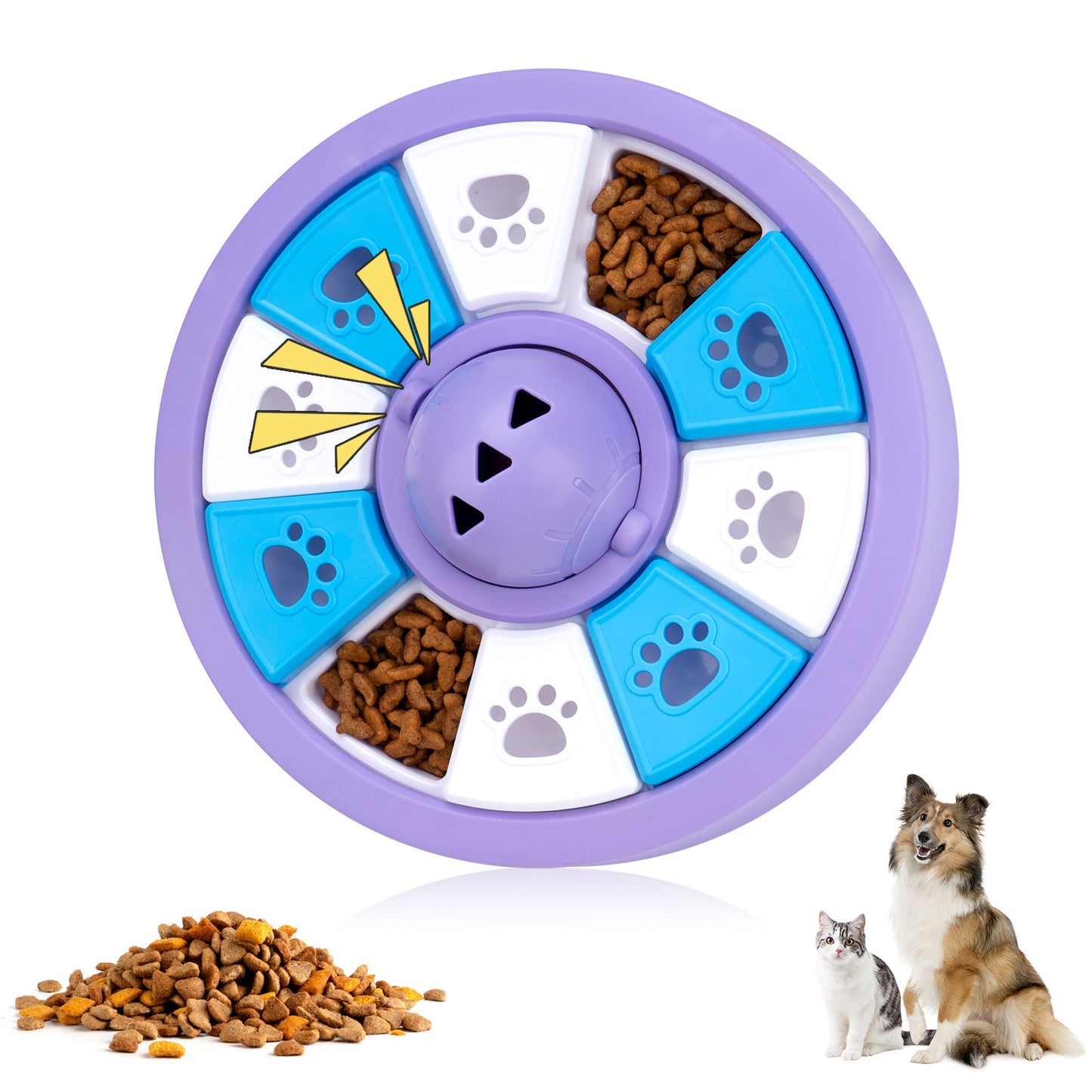 Interactive Dog Puzzle Feeder - Slow Feeder for IQ Training & Mental Stimulation