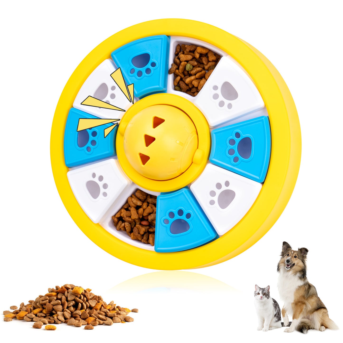 Interactive Dog Puzzle Feeder - Slow Feeder for IQ Training & Mental Stimulation