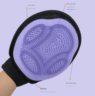 Pet Grooming Gloves – Deshedding, Bath & Massage Mitts (pack of 3)