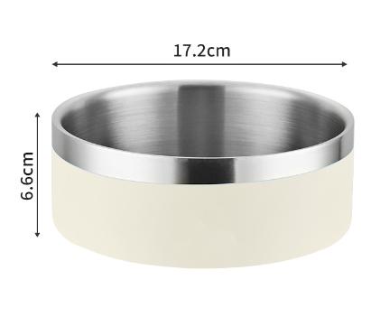 Stainless Steel Pet Bowl – Non-Slip, Anti-Tip. Beautifully designed.