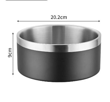 Stainless Steel Pet Bowl – Non-Slip, Anti-Tip. Beautifully designed.
