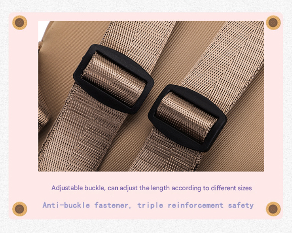 Adorable Monster Small Pet Backpack Harness - Treat Pouch with Poop Bag Dispenser