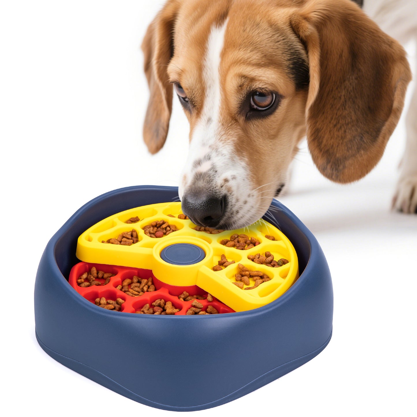 Interactive Dog Puzzle Feeder Bowl - Slow Eating & Mental Stimulation