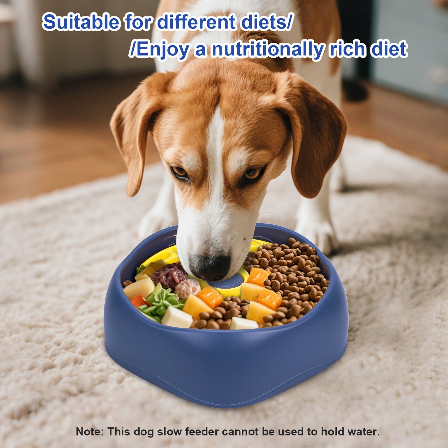 Interactive Dog Puzzle Feeder Bowl - Slow Eating & Mental Stimulation