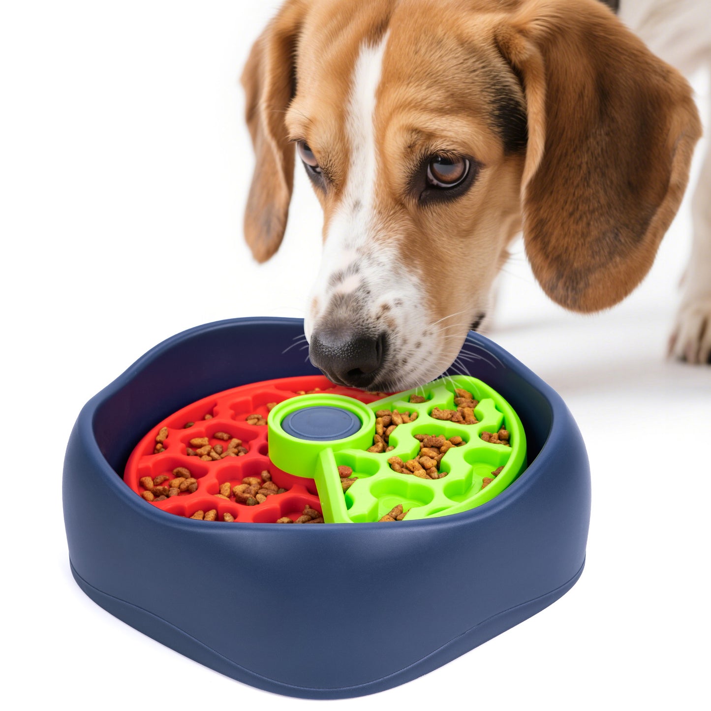 Interactive Dog Puzzle Feeder Bowl - Slow Eating & Mental Stimulation