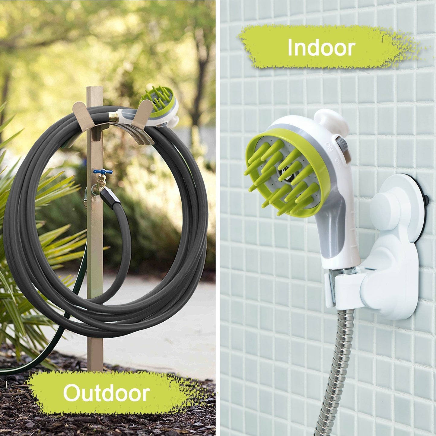 Pet Showerhead with Foamer & Pressure Spray