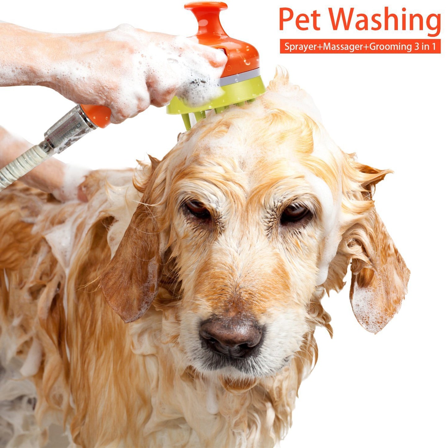 Pet Showerhead with Foamer & Pressure Spray
