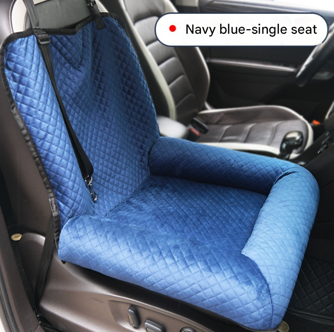 Plush Dog Car Seat & Travel Bed for safer travel